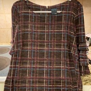 Women’s Gabby Skye plaid flannel dress size 16